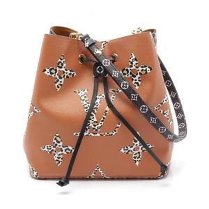 Louis Vuitton NeoNoe Monogram Giant LV Jungle Shoulder Bag Coated Canvas Leat...